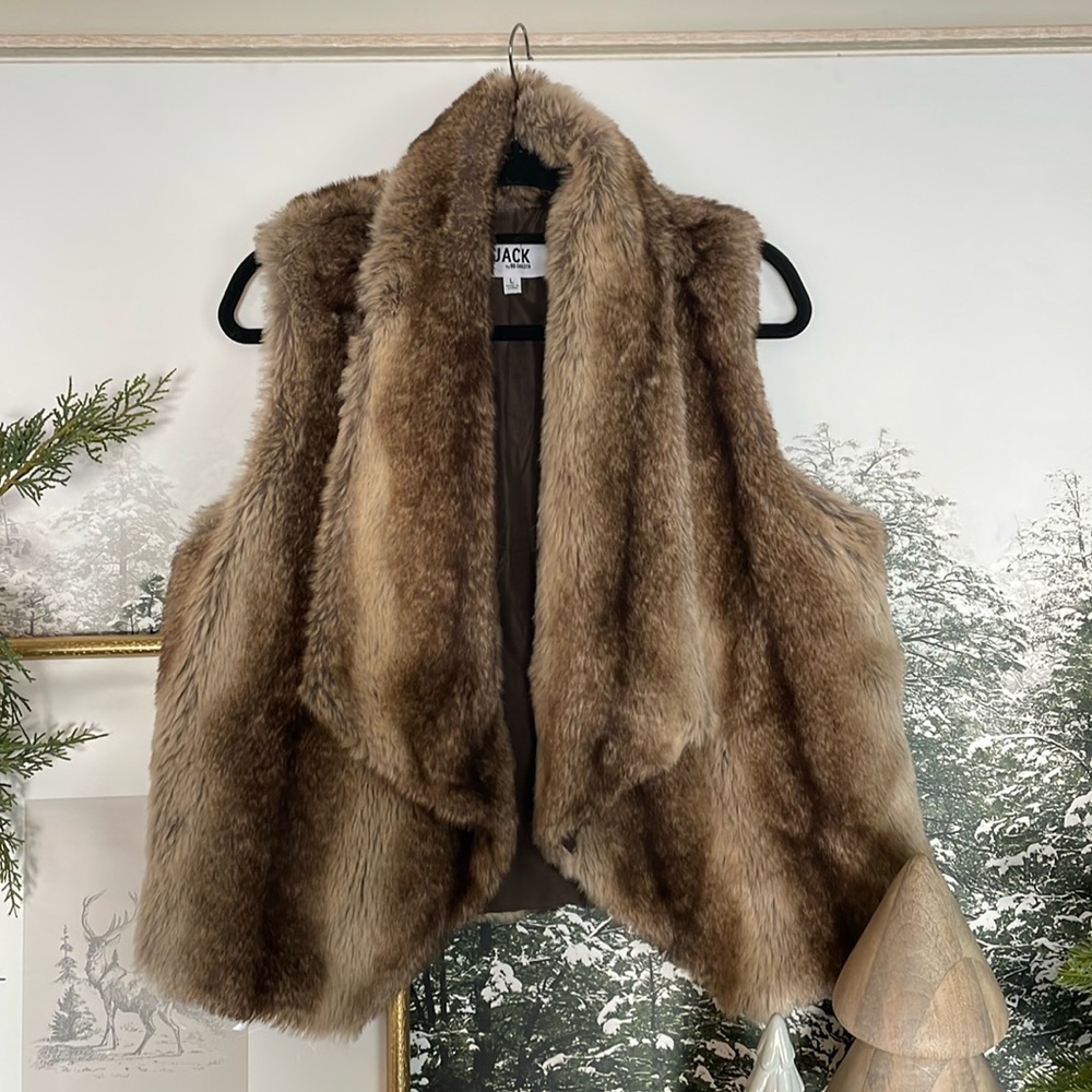 JACK By BB Dakota Faux Fur Vest